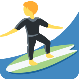 Person Surfing - Twemoji