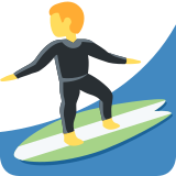 Man Surfing - Twemoji