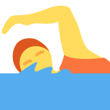 Person Swimming - Twemoji