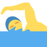 Man Swimming - Twemoji
