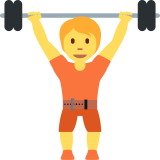 Weightlifter - Twemoji