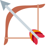 Bow and Arrow - Twemoji
