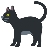 Black Cat - Twemoji