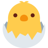 Hatching Chick - Twemoji