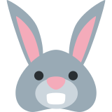 Rabbit Face - Twemoji