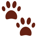 Paw Prints - Twemoji