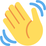 Waving Hand - Twemoji