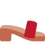 Woman's Sandal - Twemoji
