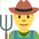 Man Farmer - Twemoji