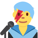 Man Singer - Twemoji