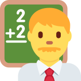 Man Teacher - Twemoji