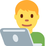 Man Technologist - Twemoji