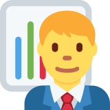 Man Office Worker - Twemoji