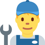 Man Mechanic - Twemoji