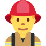 Man Firefighter - Twemoji