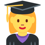 Woman Student - Twemoji
