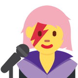 Woman Singer - Twemoji