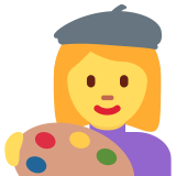 Woman Artist - Twemoji