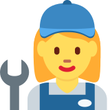 Woman Mechanic - Twemoji