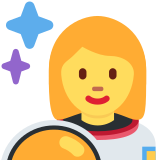 Woman Astronaut - Twemoji