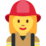 Woman Firefighter - Twemoji