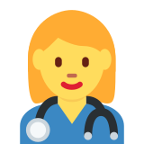 Woman Health Worker - Twemoji
