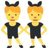 Men with Bunny Ears - Twemoji