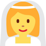 Bride with Veil - Twemoji