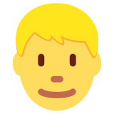 Blond-Haired Man - Twemoji