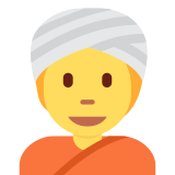 Man Wearing Turban - Twemoji