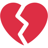 Broken Heart - Twemoji