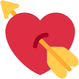 Heart with Arrow - Twemoji