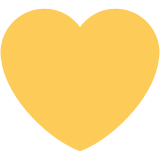 Yellow Heart - Twemoji