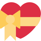 Heart with Ribbon - Twemoji