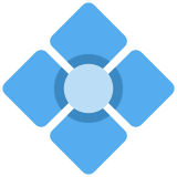 Diamond with a Dot - Twemoji