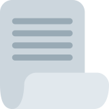 Page Facing Up - Twemoji