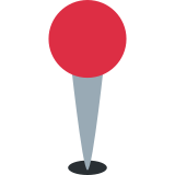Round Pushpin - Twemoji