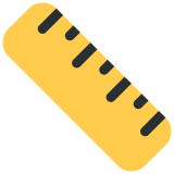 Straight Ruler - Twemoji