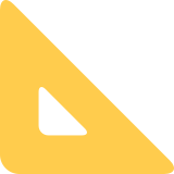 Triangle Ruler - Twemoji