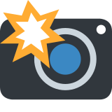 Camera with Flash - Twemoji