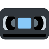Videocassette - Twemoji