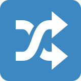 Shuffle Tracks Button - Twemoji