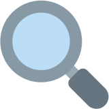 Magnifying Glass Tilted Left - Twemoji