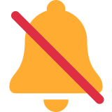 Bell with Slash - Twemoji