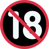 No One Under Eighteen - Twemoji