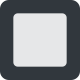 Black Square Button - Twemoji