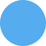 Blue Circle - Twemoji