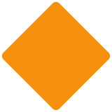 Large Orange Diamond - Twemoji
