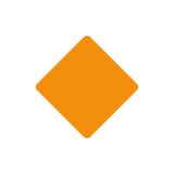 Small Orange Diamond - Twemoji