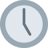 Clock Face Five O’Clock - Twemoji